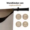 Contourlijnen - Abstracte landschap Wandkleed katoen middel -sfeer2