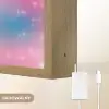Sterren - Abstract - Kleuren Light Box met batterij (Wandlamp kind) middel -USP_websiteoplaadbaarNL