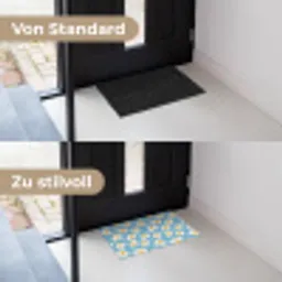 Eieren - Dooiers - Blauw Deurmat klein 898 -voor-na_DE