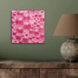 Roze - Schuim - Bubbels aluminium wit klein -sfeer2