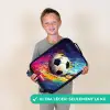 Neon - Voetbal - Kleurrijk Kinderkoffer - Zwart klein -sfeer4_FR