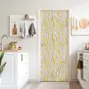Zebra - Modern - Meerkleurig deurposter klein 289 -sfeer5