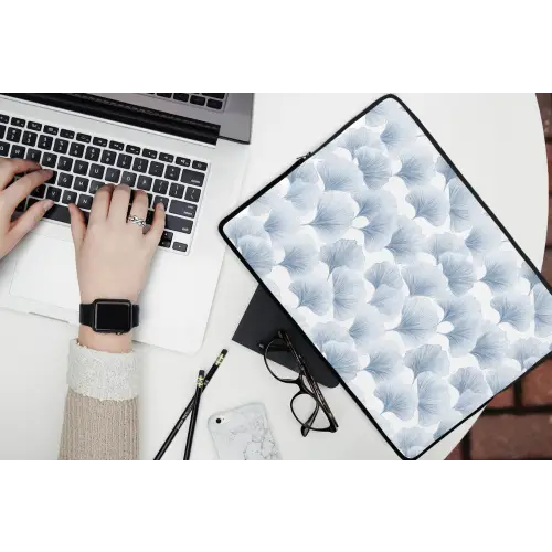 Waaier - Modern - Blauw laptophoes neopreen klein 279 -bureau