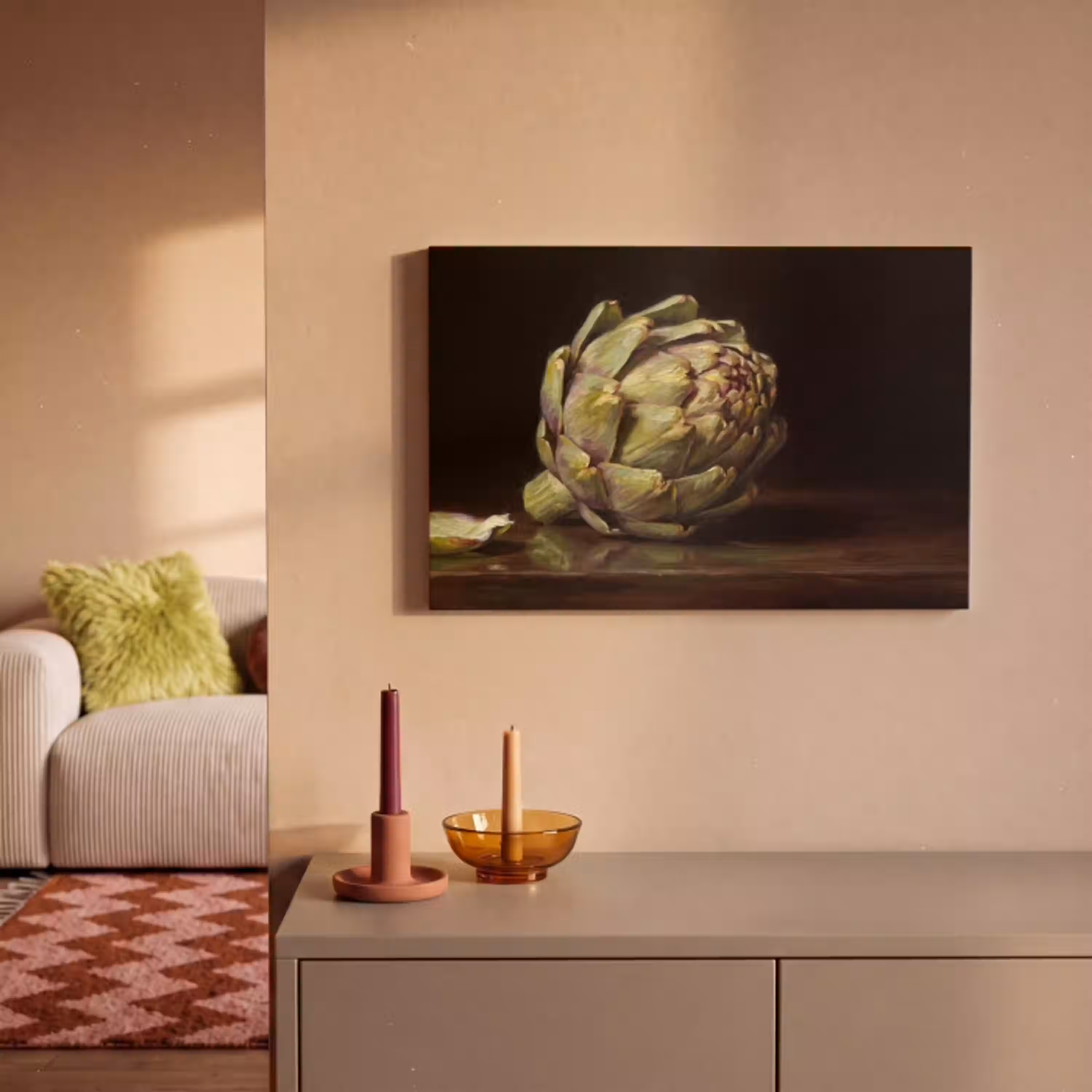 Artichok - Eten - Klassiek canvas 2cm klein -sfeer1