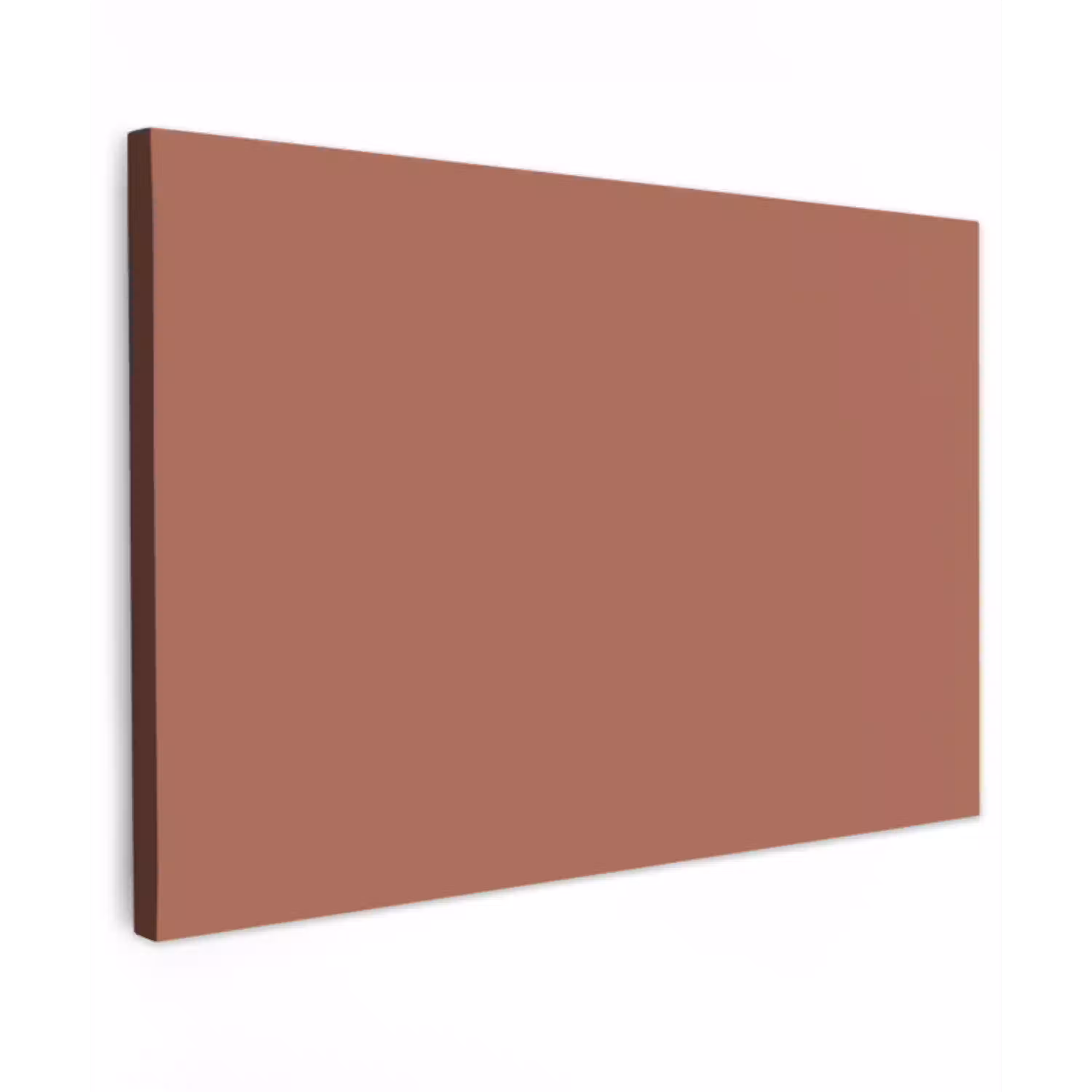 Baked - Earth - Oranje Tuinposter op houten frame 2 cm dik klein 845 -3d