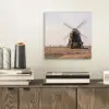 Windmolens - Landschap - Veld aluminium wit klein -sfeer1