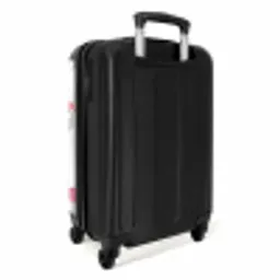 Flamingo feestje NBS - Handbagage koffer - Kinderen Unisex middel -achterkant