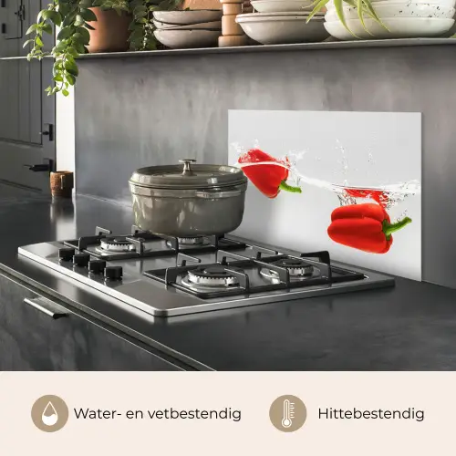 Splash - Groente - Rood keuken achterwand spatscherm klein -usp_NL