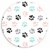 Paw - Pattern - Color Wandcirkel plexiglas klein 852 -3d