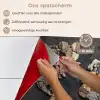 Wereldkaart - Stenen - Realistisch keuken achterwand spatscherm klein -spatscherm_NL