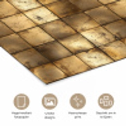 Geometrisch - Tegels - Goud poster papier klein 62 -closeup_NL