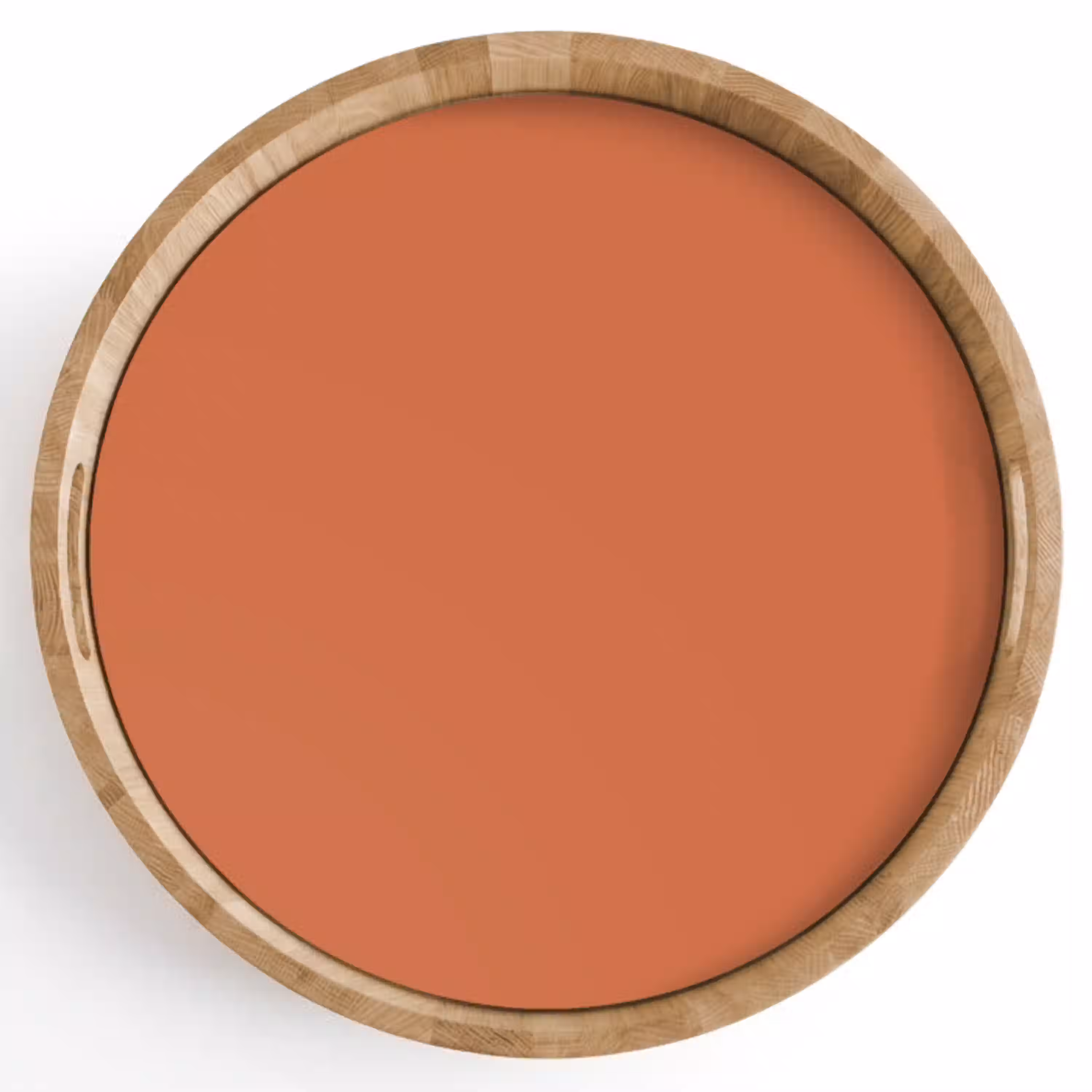 Classic - Terracotta - Oranje Dienblad Rond middel 914 -z3d_shopping