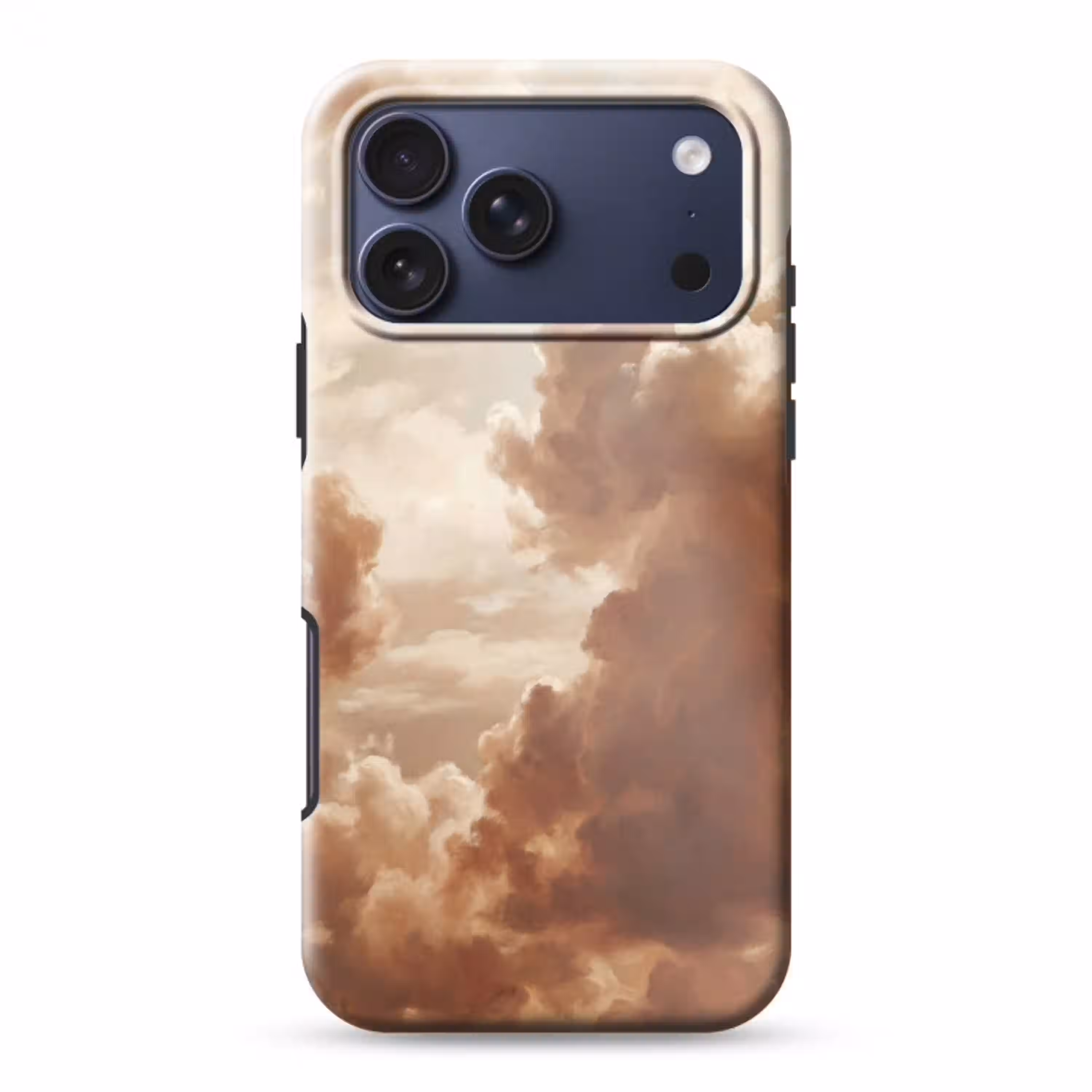 Wolken - Lucht - Natuur - Modern - Bruin Toughcase MagSafe Apple iPhone 17 Pro Max klein -3d