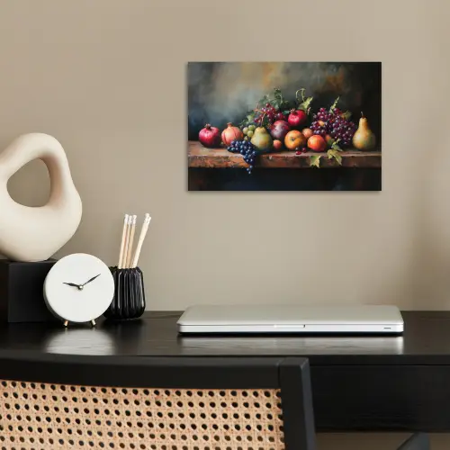 Rustiek - Stilleven - Fruit poster papier klein -sfeer1
