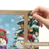 Vrolijk -  Sneeuw - Kleurrijk Light Box met batterij (Wandlamp) middel -USP_websiteprintNL