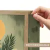 Bloemen - Bladeren - Zon - Groen Light Box met batterij (Wandlamp) middel -USP_websiteprintNL