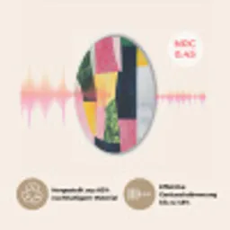 Abstract - Roze - Lappen - Vormen - Geel Akoestische PET Vilt - Rond klein -USP_DE