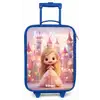 Prinses - Roze - Kasteel Kinderkoffer - Blauw klein -zz3dotto