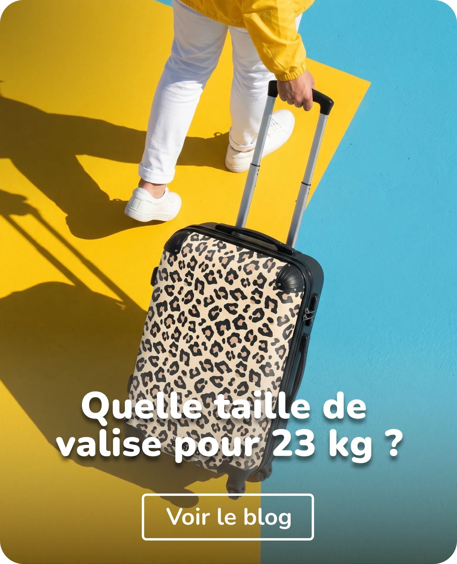 valise à imprimé tigre