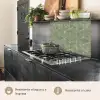 Subtiel - Geometrisch - Goud - Groen keuken achterwand 2 middel 865 -usp_ES