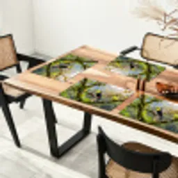 Toekan - Jungle - Natuur - Kleurrijk Placemat vinyl groot -zzsfeer4_Kitchenyeah-website