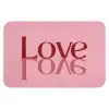 Love - Roze - Spiegeling Badmat klein -3d