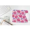 Bloemen - Patroon - Meerkleurig muismat rubber klein 262 -witbureau