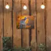 Ringstaartmaki - Boomstronk - Gestreept tuinposter los doek klein -sfeer1