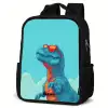 Dino - Zonnebril - Blauw Rugzak - Zwart middel -schuin