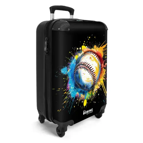 Honkbal met graffiti NBS - Handbagage koffer - Kinderen Unisex middel -productfoto_3d