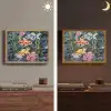 Vissen - Koraal - Zee - Mozaïek Light Box met batterij (Wandlamp) middel -sfeer3