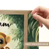 Zebra - Aapje - Waterval - Rotsen Light Box met batterij (Wandlamp kind) middel -USP_websiteprintNL
