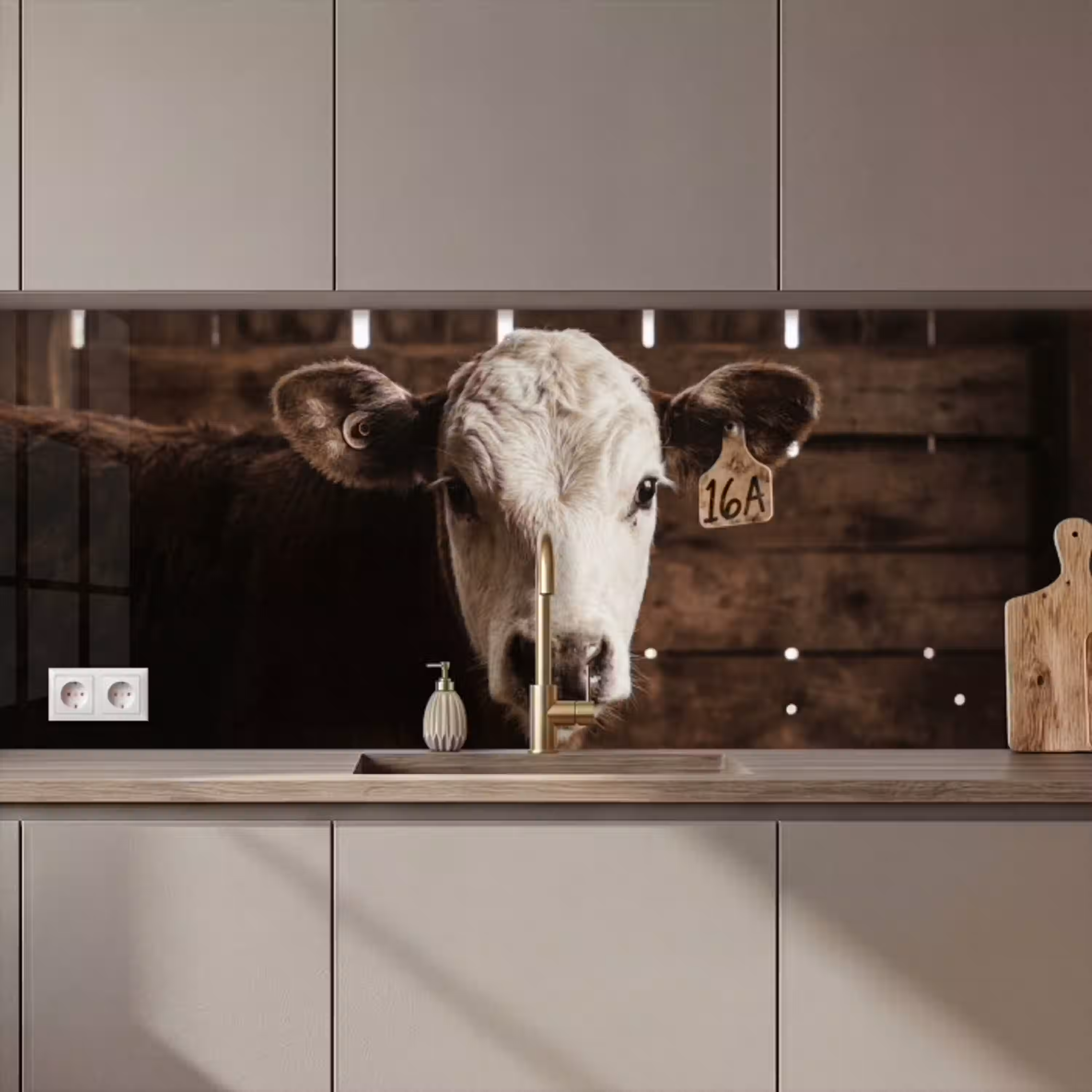 Kalf - Oormerk - Houten stal keuken achterwand 2 middel zz_3dshopping