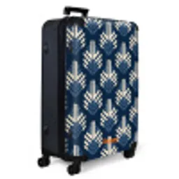 Modern - Patroon - Blauw NBS - Large koffer - Volwassenen Unisex groot -product1
