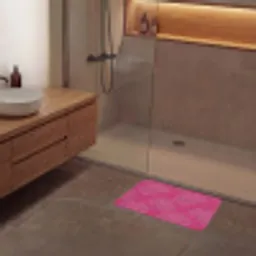 Pioenrozen - Energiek - Roze Badmat klein 997 -sfeer2