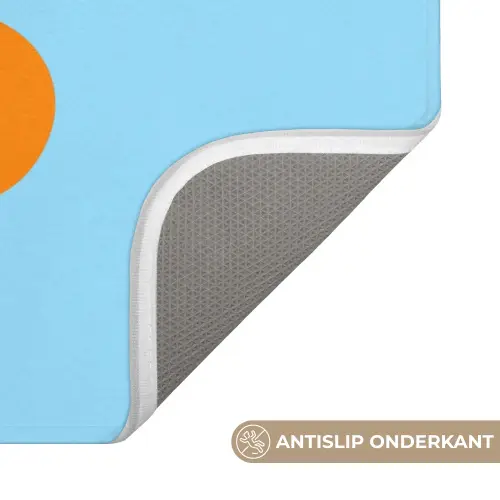 Bloem - Smiley - Kleurrijk Badmat klein -USP_AntislipNL