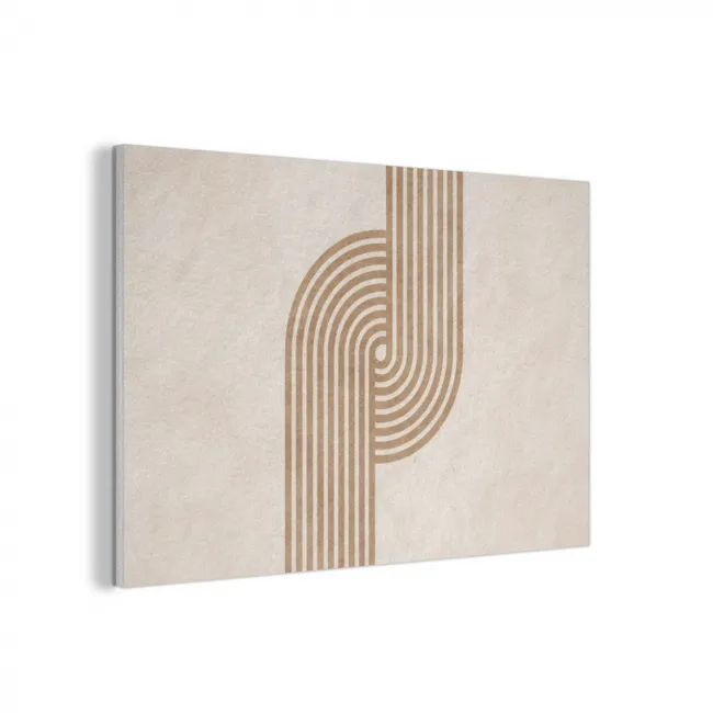 Akustikbild - Symmetrische Biegung - kupferfarbig