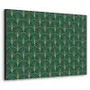 Patroon - Groen - Goud - Symmetrisch Textielframe zwart klein 947 -3d