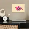 Camera - Memories - Roze - Geschilderd poster papier klein -sfeer1