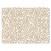 Minimalistisch - Patroon - Terracotta muismat rubber klein 262 -3d