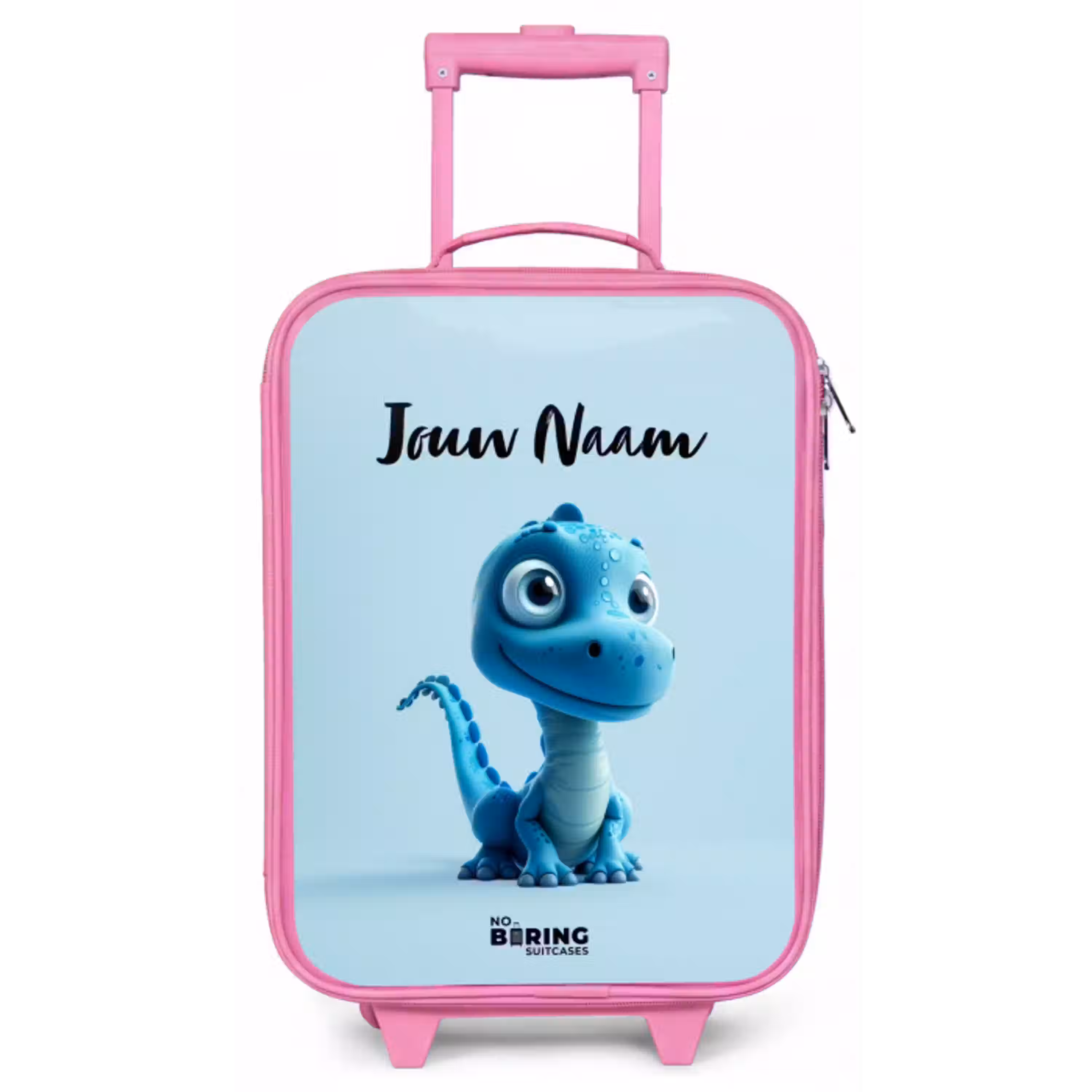 Blije Bronto Kinderkoffer - Roze klein -zz3dotto