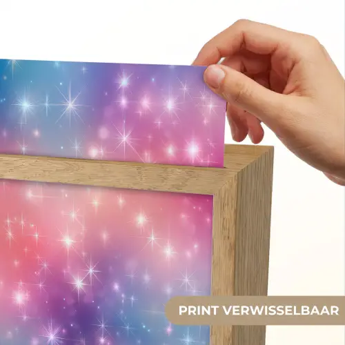 Sterren - Abstract - Kleuren Light Box met kabel (Kinderlampje) klein -USP_websiteprintNL