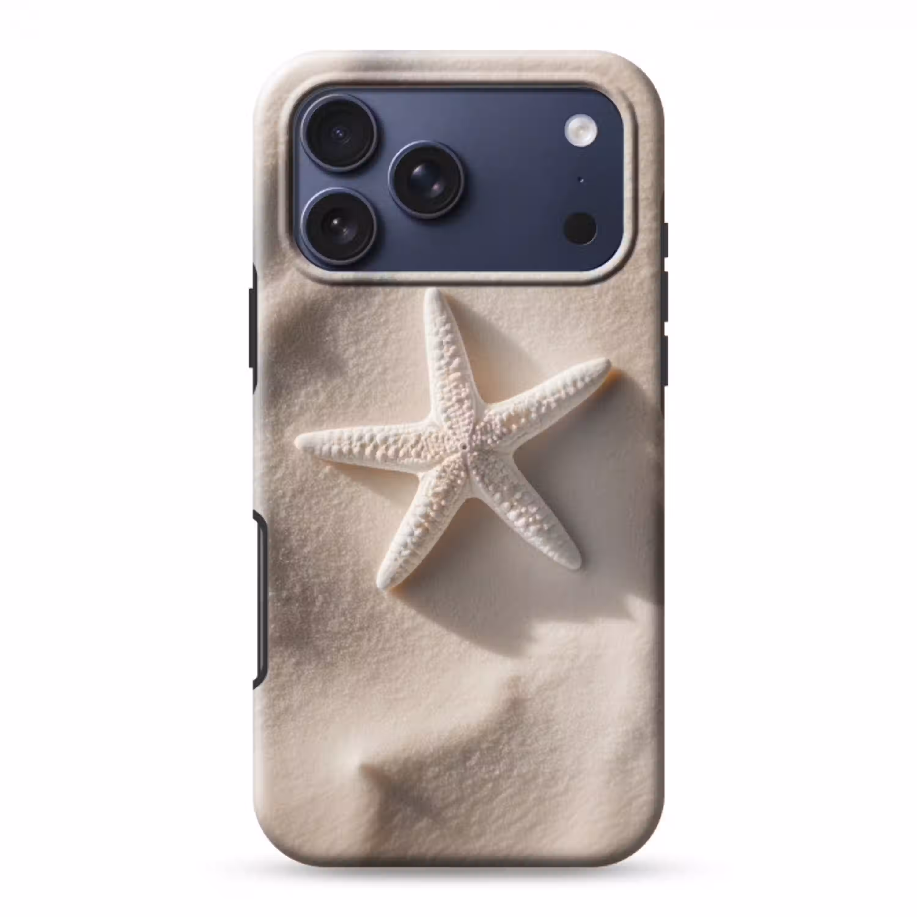 Strand - Zeester - Zand - Beige Toughcase MagSafe Apple iPhone 17 Pro Max klein -3d