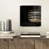 Sardines - Blik - Zwart - Vissen plexiglas 5mm klein -sfeer1