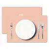 Bakje - Ijs - Aardbei - Roze Placemat vinyl groot -zzsfeer2_Kitchenyeah-website