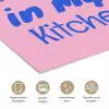 Quote - Blauw - Lettertype - Keuken poster papier klein -closeup_NL
