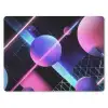 Bollen - Neon - Lijnen - Roze muismat rubber klein -3d