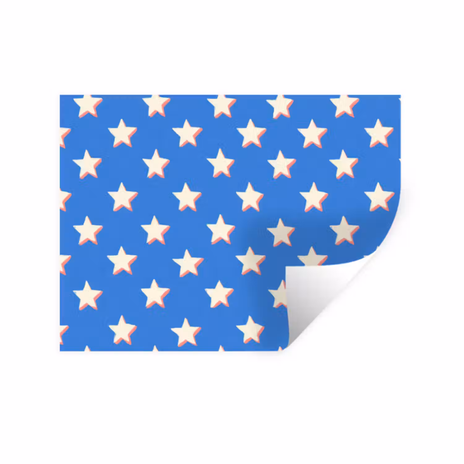 Wandtattoo – Sterne - Muster - Blau