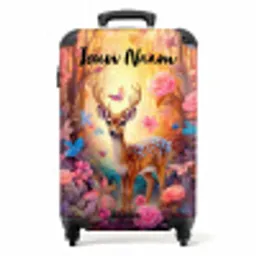Bloesem boshert NBS - Handbagage koffer - Kinderen Unisex middel -productfoto_recht