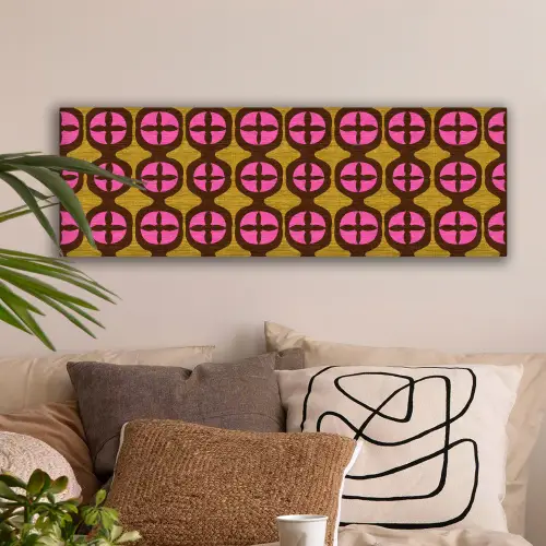 Modern - Patroon - Roze canvas 2cm klein 828 -sfeer1
